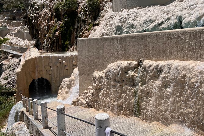 100% private tour to hotsprings Tolantongo from Mexico city - Stop 3 inside the park: Grotto section waterfall, grotto, and blue river