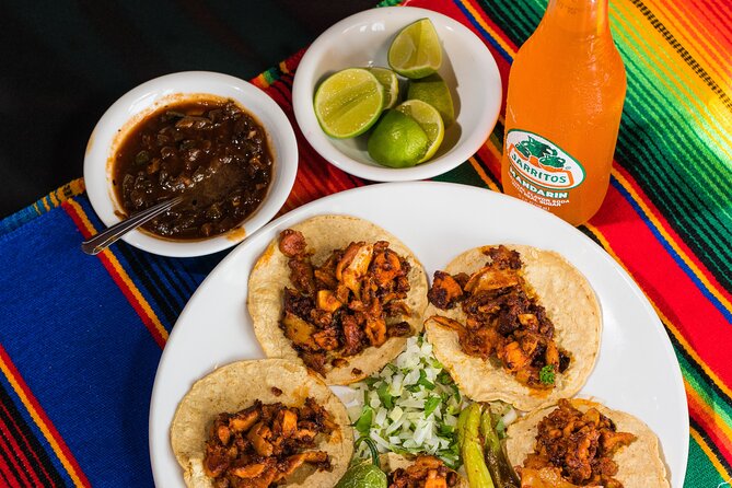 3-Hour Night Tacos and Mezcal Crawl in Mexico with Guide - Stop 1: Roma Norte and the taco-mezcal setup