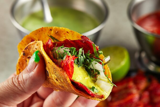 3-Hour Night Tacos and Mezcal Crawl in Mexico with Guide - How you’ll be eating: taco variety, sauce personality, and smarter ordering