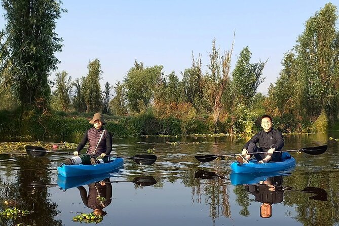 3 Hours of Kayaking at the Ancient Canals of Xochimilco - The Kayak Route: From Embarcadero Cuemanco to Working Chinampas