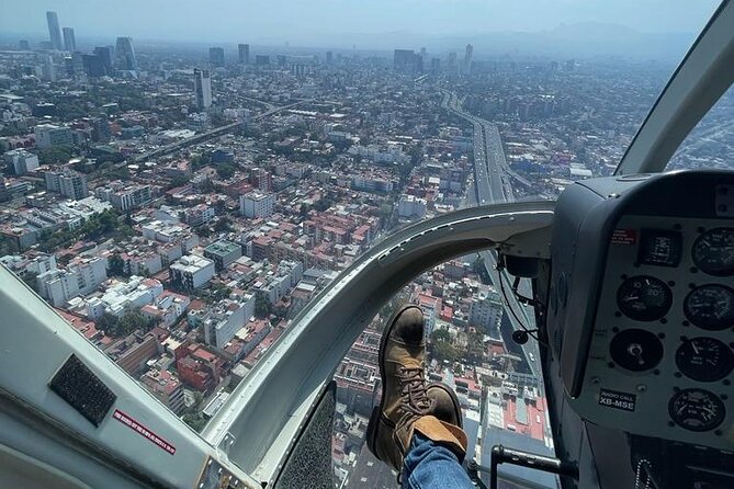 30 min Private Helicopter Tour in Mexico City - From Central de Abasto to Cerro de la Estrella: starting with real geography