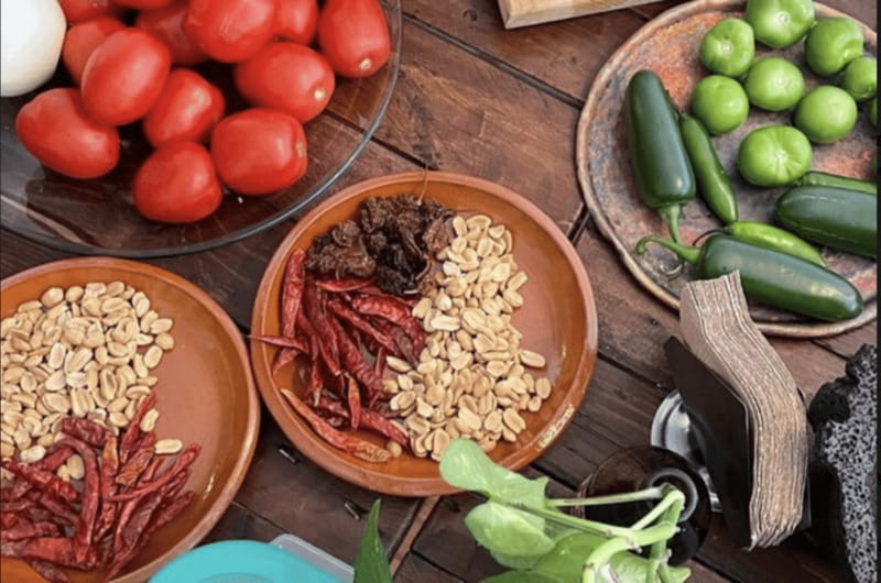 Authentic Mexican Salsas Workshop - Cooking with Oscar and Messli: a classroom that feels like friends