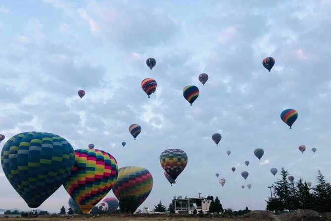 Balloon flight + Breakfast + Transportation from CDMX (SMALL GROUP) - The meet-up spot at Vive Vuela Teotihuacan: coffee, check-in, and balloon prep