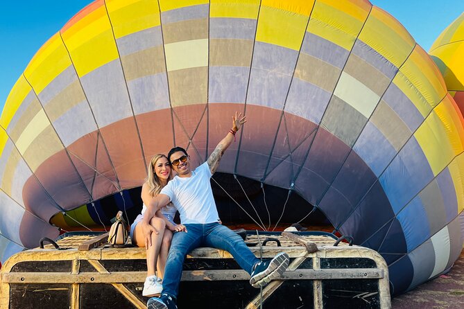 Balloon Flight with Tour of The Grotto and Guided Pyramid Tour - The balloon ride: views first, then the pyramids make sense