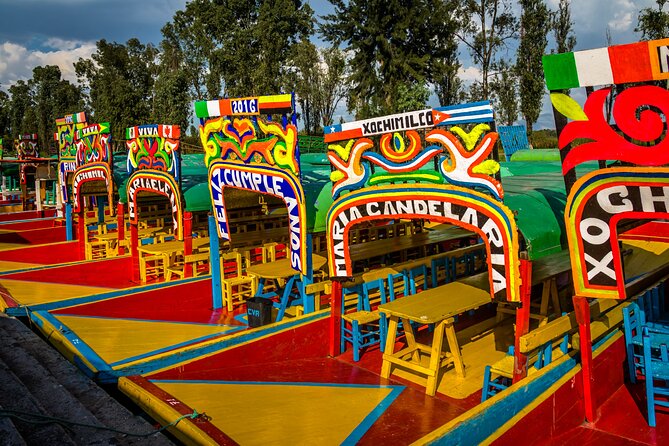 CDMX Enjoy a unique tour of Xochimilco and Coyoacán - UNAM Central Library murals: art, politics, and big ideas in public space