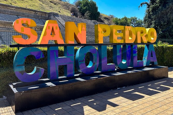 Excursion to Cholula and Puebla from Mexico City - First Stop: Cholula and the Great Pyramid You Can Actually See Up Close