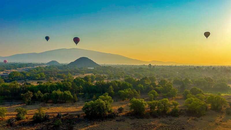 From CDMX: Hot air balloon ride, guided visits to Teotihuacan and Guadalupe - Hot air balloon over Teotihuacan: the views are the point, but weather runs the show