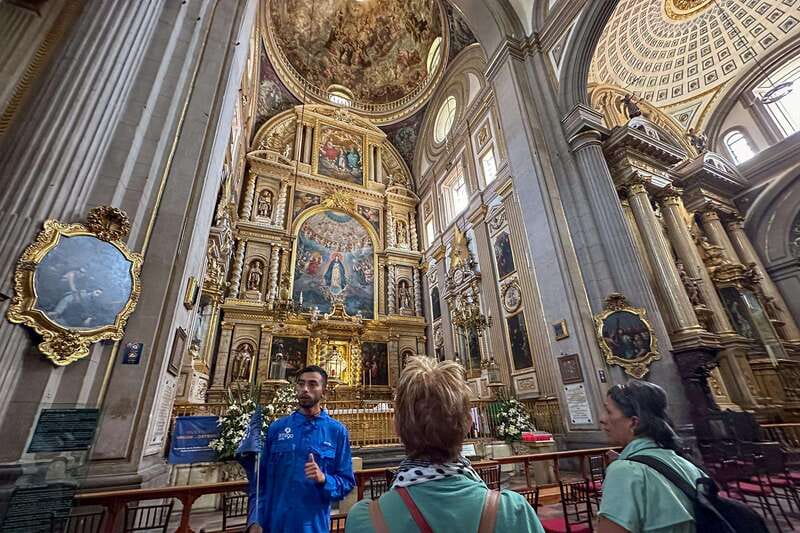 From Mexico City: Puebla, Taxco & Prehispanic Mine in 2 Days - Cholula’s largest pyramid angle: why “it’s under the churches” matters