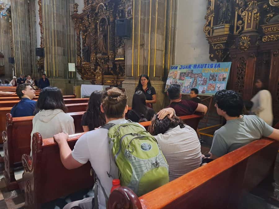 Guided Tour Coyoacan neighborhood and Leon Trotsky Museum - City hall letters and the Church of the Conception: the neighborhood’s “in-between” moments