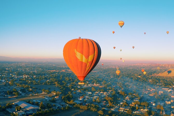 Hot Air Balloon Ride Over Teotihuacán Pyramids from Mexico City - Flight length, group size, and value for $137.39