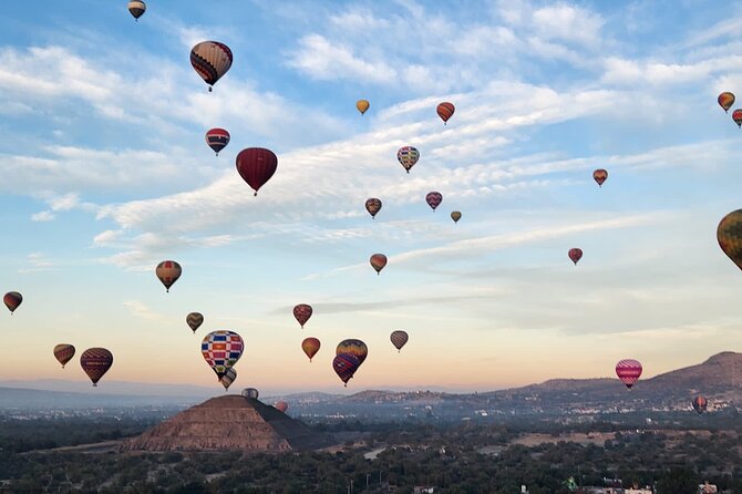 Hot Air Balloon Ride Over Teotihuacan With Guided Tour And Cave - Spa Termal Tlalocan cave stop: the skylight darkroom moment