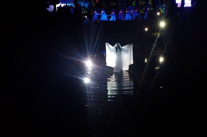 Legendary Day of the Dead Night Show in Xochimilco - Stop 1 at Reserva Ecologica Cuemanco-Xochimilco: the La Llorona show
