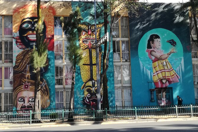 Mexico City; ART NACO : Murals & Street Art Bike Tour - Stop-by-stop: what you’ll see and why each part works