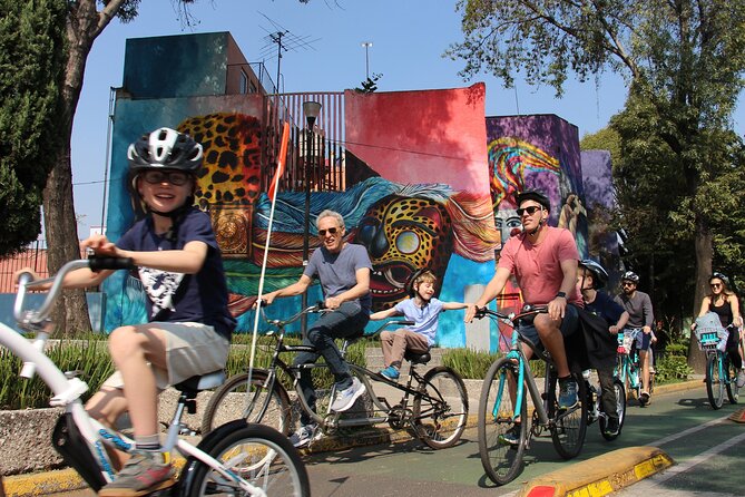 Mexico City; ART NACO : Murals & Street Art Bike Tour - Safety on busy Mexico City streets: how the team keeps it controlled