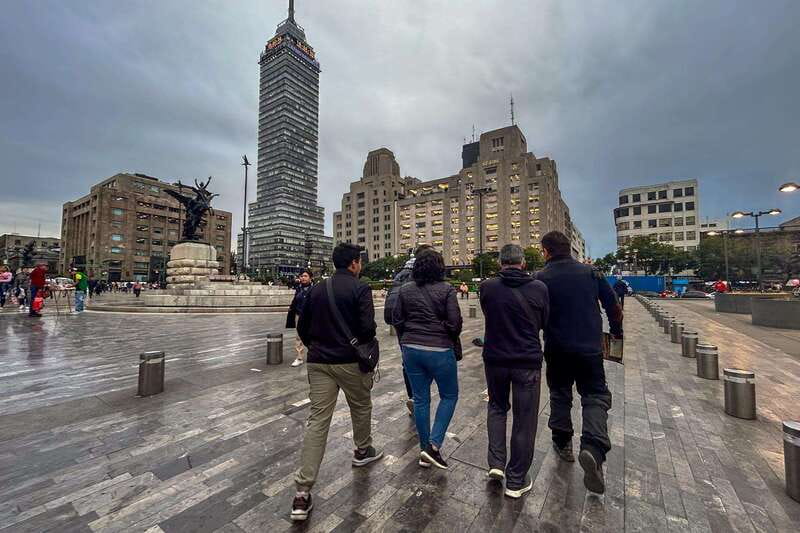 Mexico City at Night Walking tour with optional Torre Latino - Night streets, major landmarks, and a clean 2-hour route