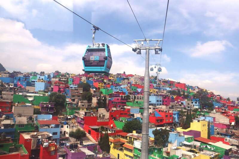 Mexico City: City Highlights Cable Car Ride w/ Taco & Tour - Murals, Community Space, and the Iztapalapa Backstory