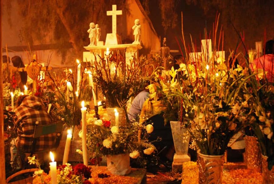 Mexico City: Day of the Dead Tour - The illuminated landmarks: city icons, seen differently