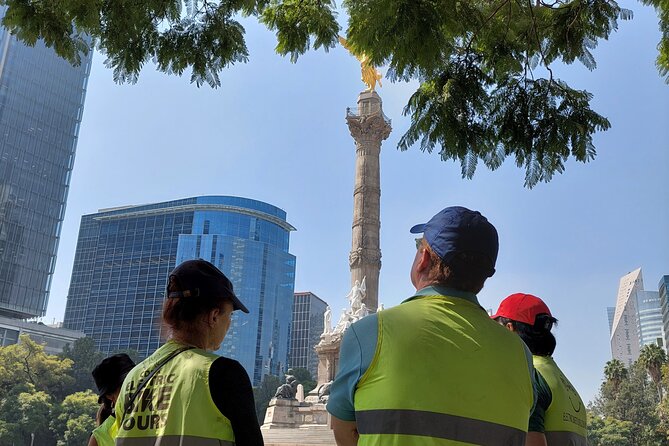 Mexico City E-Bike Tour with a taco and churros stop - Museo Nacional de Antropologia and the voladores de Papantla