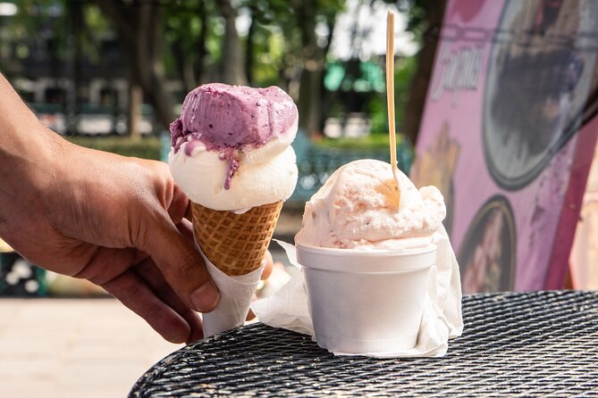 Mexico City Food Tour in Coyoacan: Bohemian Bites & Sites - Market fruits, chapulines, and tostadas: the snack trio