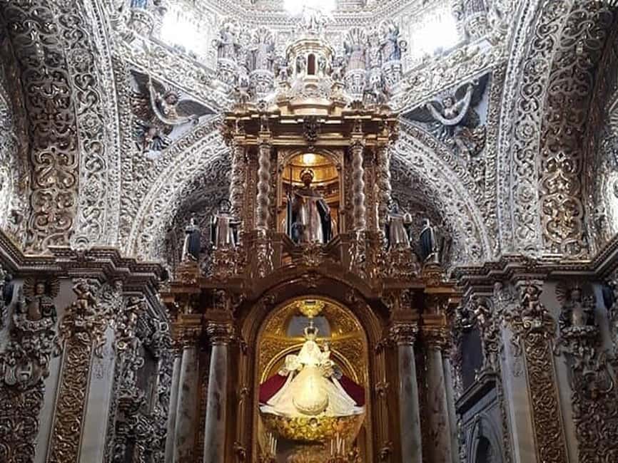 Mexico City: Full-Day Puebla and Cholula Tour - Puebla Cathedral and the Rosario Chapel’s Gold Details