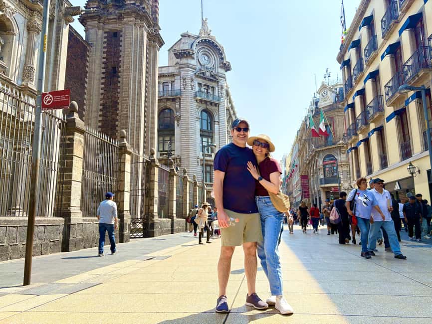 Mexico City: Historic Center Walking Tour and Bellas Artes - Key points before you go