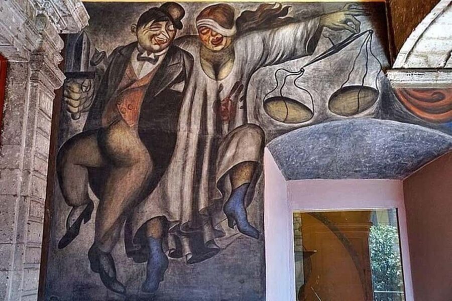 Mexico City: Historic Center Walking Tour with Murals - Museo de Sitio de la Secretaría de Educación Pública: art tied to civic life