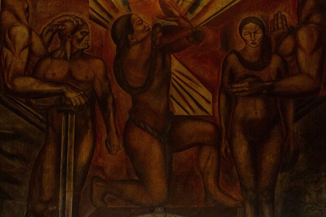 Mexico City Poetry Tour - Zócalo in front of the government palace: The Anonymous of Tlatelolco