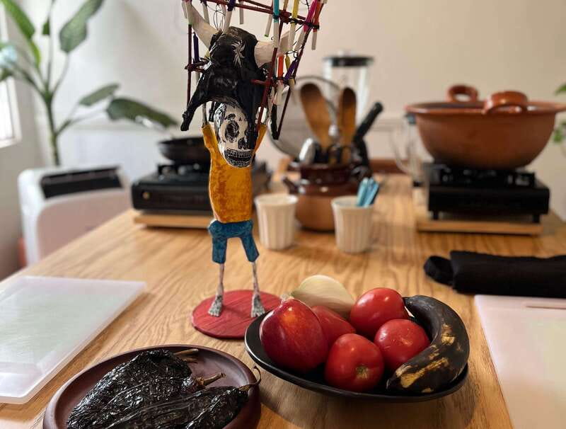 Muchos moles: Multi-variety mole cooking class and feast - The mole lesson: you’re learning a whole spectrum, not a single sauce