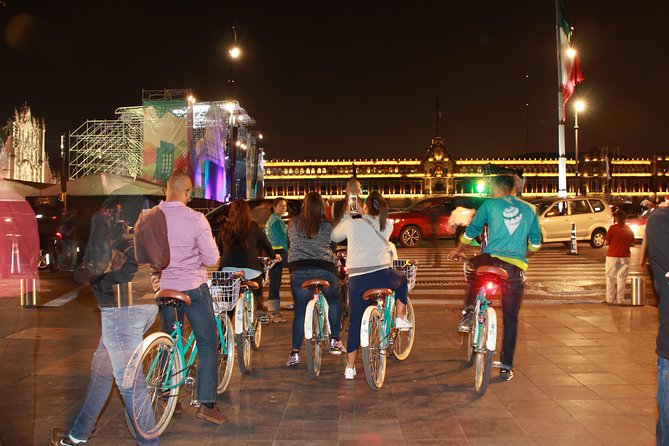 Neon Bike Party - Private Bike Tour - A 7 pm, city-lights bike route through the historic core