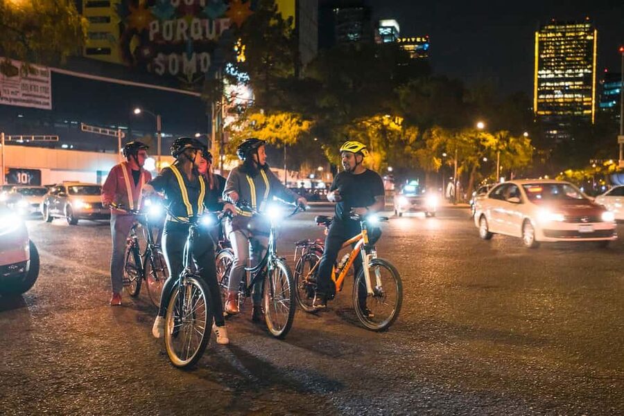 Night Street Food Bike Tour Mexico City - A 4-hour night ride that connects the city’s food with its real neighborhoods