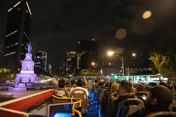 Night Tour of Mexico City Panoramic Ride on a Double-Decker Bus - Zócalo After Dark: The Historic Center’s Big Mood