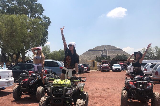 Private ATV tour in the archaeological zone of Teotihuacán - Sun and Moon Pyramids: the view, the route, and the pauses