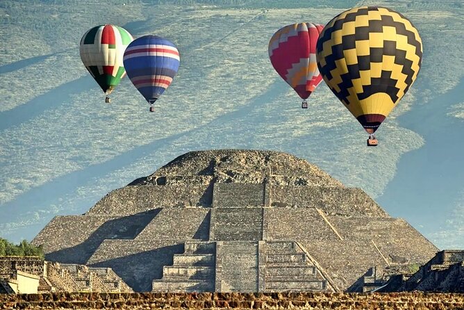 Private Tour: Teotihuacan Pyramids Hot Air Balloon Ride - The 1-hour flight: what you’ll see above Teotihuacan
