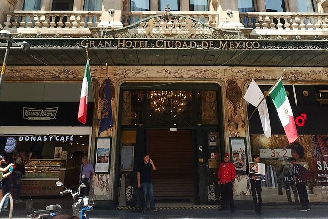 Private walk CDMX Historic Center + Museums + Tacos + Metro - Gran Hotel Ciudad de México: The First Elevators and Stained Glass