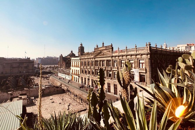 Private Walking Tour Gems of the Historic Center of Mexico City - Templo Mayor outside: Mexico-Tenochtitlan’s sacred center, no museum detour