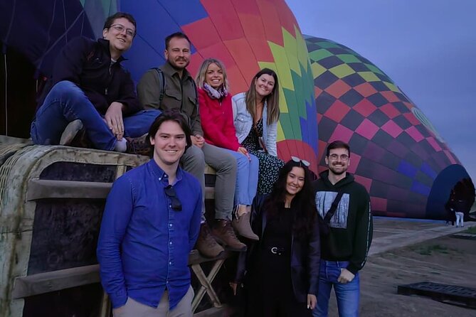 Sunrise HotAir Balloon Adventure Over Teotihuacan's Pyramids - From landing to breakfast: certificates, sparkling wine, and photos