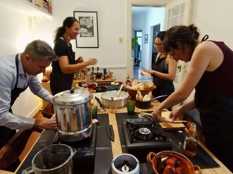 Tamales 101: Multi-variety tamal cooking class and feast - The workflow: what you actually do from start to steamer