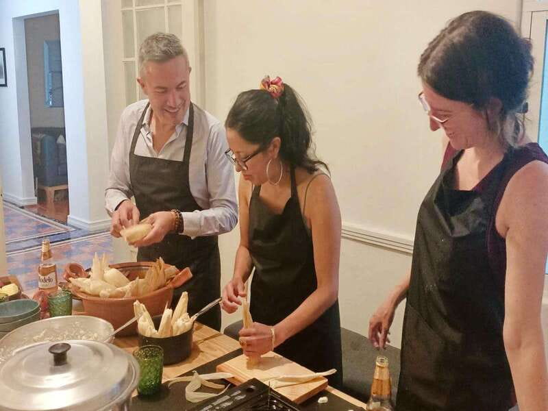Tamales 101: Multi-variety tamal cooking class and feast - The two tamales you’ll make: green tomatillo and fresh corn