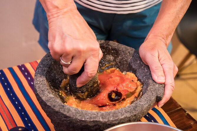 Tortilla Class and Workshop in Mexico - Quesadilla time: Oaxaca cheese plus your own salsa