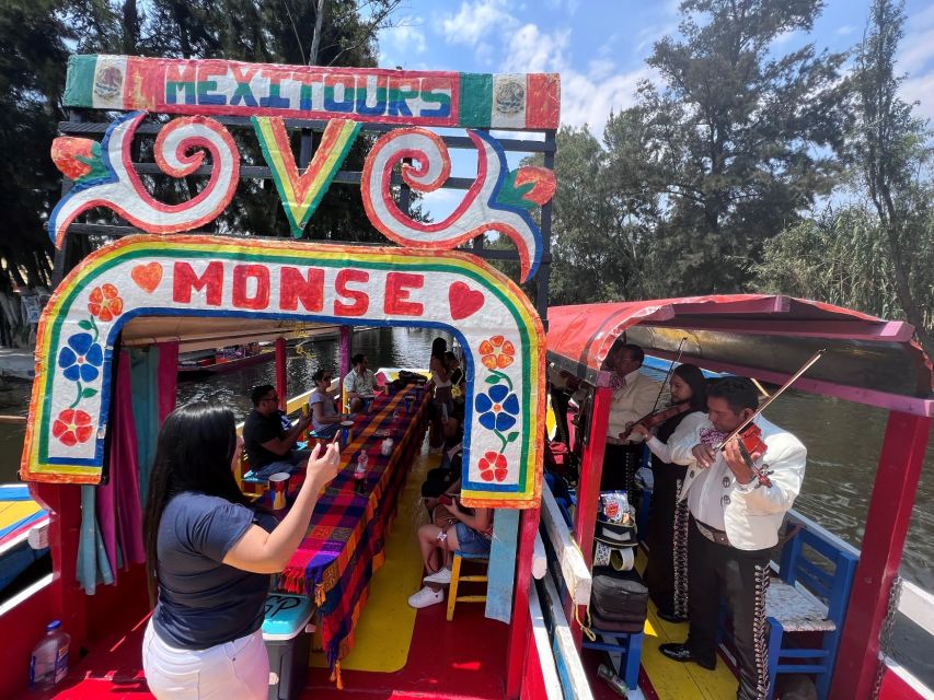 Xochimilco & Colonial Coyoacan Trip - Panoramic drive highlights: murals, toros, and Cantinflas-at-a-theater energy