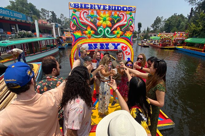 Xochimilco & Mexican Party with Guacamole & Unlimited Drinks - The 2-hour trajinera ride: party + cultural commentary